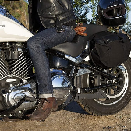 Stansport Canvas Saddle Bag - Black (766-20)