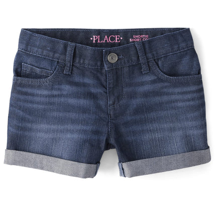 The Children's Place Girls' Roll Cuff Shortie, Hol