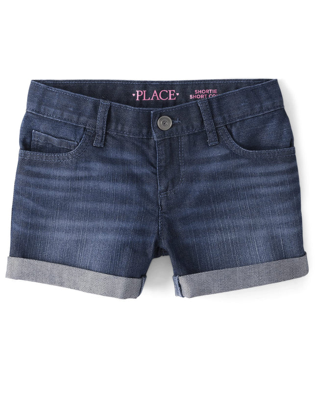 The Children's Place Girls' Roll Cuff Shortie, Hol