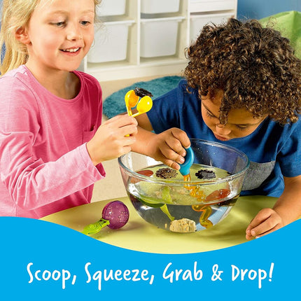 Learning Resources Helping Hands Fine Motor Tool Set Toy, Fine Motor and Sensory Toy, Fine Motor Games, Ages 3+
