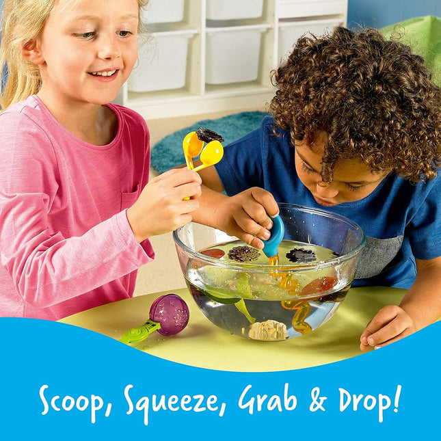 Learning Resources Helping Hands Fine Motor Tool Set Toy, Fine Motor and Sensory Toy, Fine Motor Games, Ages 3+