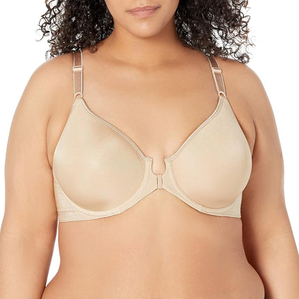 Bali Women's Comfort Revolution Front-Close Shaping Underwire Bra Df3p66 - Beige - 40DD