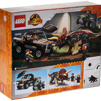 DISCO - ***2022*** (APRIL) 76950 LEGO Jurassic World Triceratops Pick-up Truck Ambush