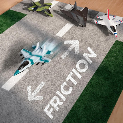 Lollipop US Air Force 4-Pack Toy Jet Squadron Die Cast Airplanes, Pull Back Military Fighter Jets, Diecast Air Plane Models