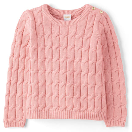 Gymboree Girls' and Toddler Long Sleeve Cable Knit
