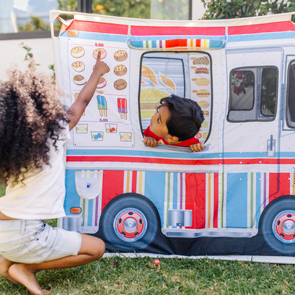 Melissa & Doug Food Truck Kids Toy Play Tent | Pretend Play | 3+ | Gift for Boy or Girl
