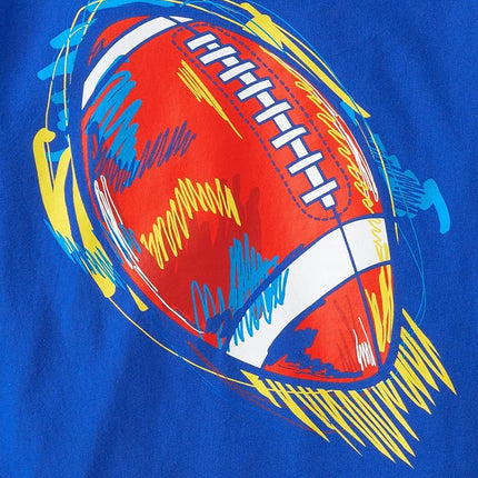T-shirts graphiques à manches courtes The Children's Place pour bébés garçons, en lots multiples, lot de 3 (basket-ball solaire/football/football américain), très petit