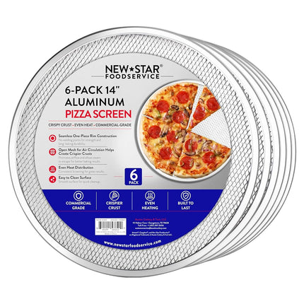 New Star Foodservice 50967 Seamless Aluminum Pizza