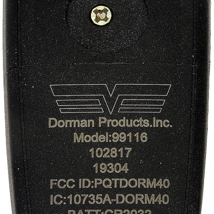 Dorman 99116 Keyless Entry Transmitter Compatible with Select Chevrolet Models