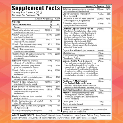 Beyond Tangy Tangerine 2.0 Infusion Agrumes Pêche en Poudre de Youngevity