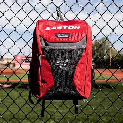 Easton | Future Legend Backpack Equipment Bag | T-Ball/Rec/Travel | Red