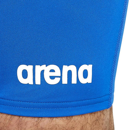 ARENA Men's Team Colors Solid Swim Jammer MaxLife Athletic Swimwear Pool Training Swimsuit Competitive Swimming Bathing Suit Royal/White