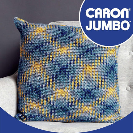 Caron Jumbo Gravel Yarn - Lot de 2 pelotes de 340 g/12 oz - 100 % acrylique - #4 Worsted (moyen) - 544 mètres - Tricot/Crochet