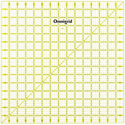 Omnigrid 15x15 Grid mat, 15" x 15", Clear