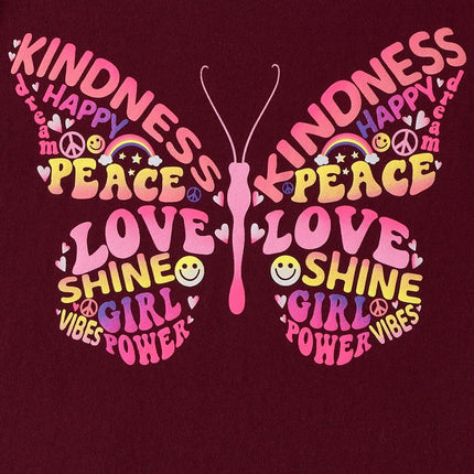 The Children's Place Girls' Assorted Everyday Long Sleeve Graphic T-Shirts,multipacks, Butterfly/Unicorn 2-Pack, XX-Large