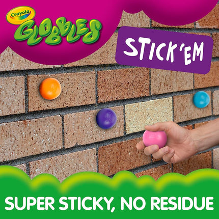 CRAYOLA GLOBBLES 6/PAQ COLORES SURT, Multicolor, Talla única