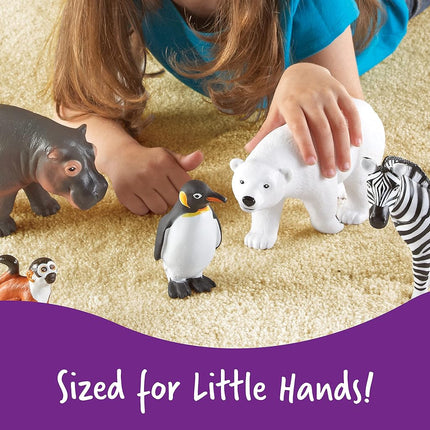 Learning Resources Jumbo Zoo Animals, Multi, LER0788
