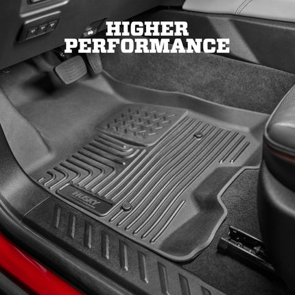 Husky Liners 98831 Fits 2011-18 Volkswagen Jetta SEL Sedan Weatherbeater Front & 2nd Seat Floor Mats, Black