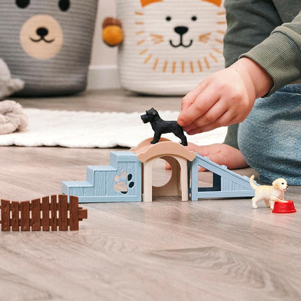 Schleich Farm World - 12Pc Puppy Playtime Playset - Kids Ages 3+ | 42763