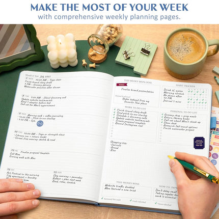 Legend Planner - Periwinkle A4 Weekly & Daily Goal Journal
