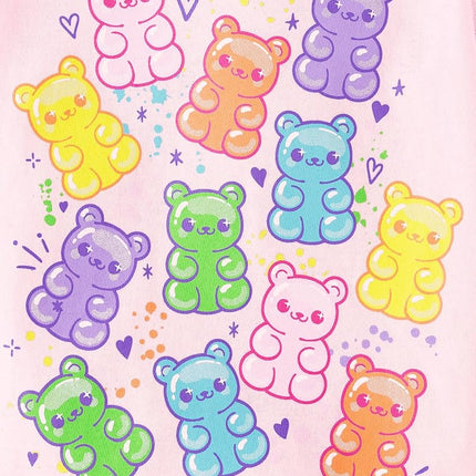The Children's Place Lot de 2 t-shirts à manches courtes avec motif Dream Girl pour bébé fille, lot de 3 bodys motif Drama/Girl Words/Gummy Bears, 12-18 mois
