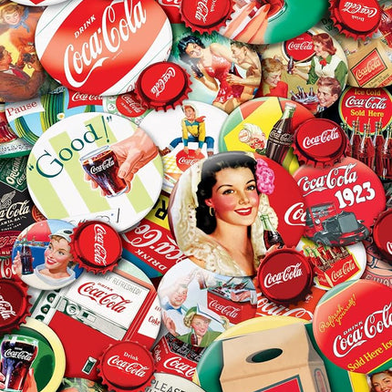MasterPieces 1000 Piece Jigsaw Puzzle with Collectible Tin Case - Coca-Cola - 11.25"x16.75"