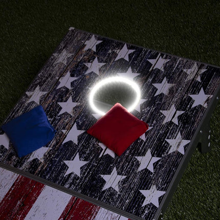 GoSports Classic Regulation Size Cornhole Set - Includes 8 Bean Bags & Rules