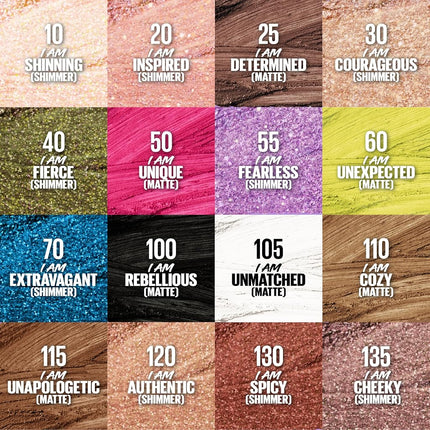 MAYBELLINE Color Tattoo Longwear Multi-Use 24HR Eye Shadow Stix, Rich, Long Lasting Eyeshadow, Eyeliner and Eye Primer Stick, I Am Authentic (Rose Gold Shimmer)