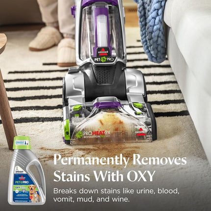 Bissell Professional Pet Carpet Cleaner Shampoo, 48 Ounce, Silver