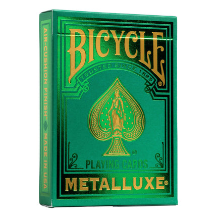 Bicycle Metalluxe Green Playing Cards - Premium Me