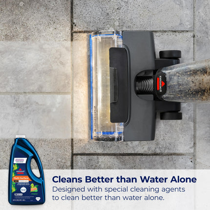 Bissell® Multisuperficie con Febreze + Gain, 34451, 1.89 L, Seguro para Suelos Duros Sellados y Alfombras, Disuelve la Suciedad, la Mugre y las Manchas Pegajosas Difíciles, Aroma Original Febreze Gain