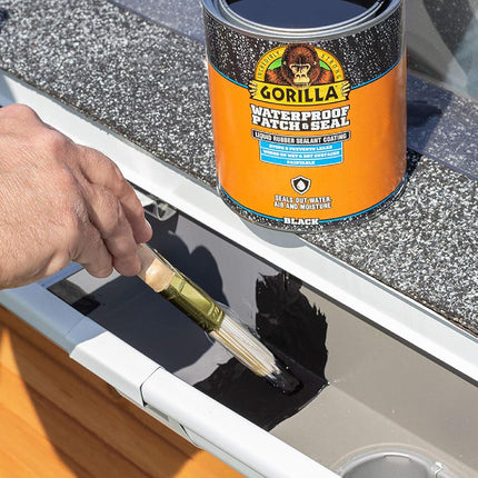Gorilla Waterproof Patch & Seal Liquid, Black, 32 Ounces, (Pack of 1)