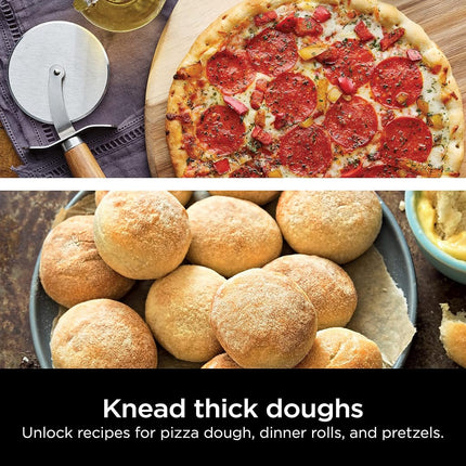 Ninja XSKDOUGHHK Foodi Dough Hooks for Power Mixer System (CI100 Series), Stainless Steel