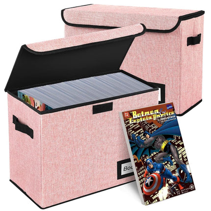 YNSZAS 2 Pack Comic Book Storage Box, Protector Or