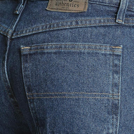 Wrangler Authentics Men's Classic 5-Pocket Relaxed Fit Cotton Jean, Dark Stonewash, 42W x 28L