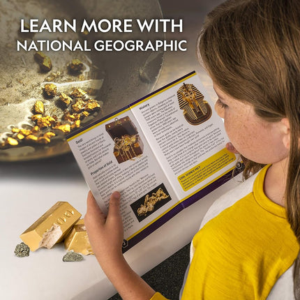 National Geographic Fool’s Gold Dig Kit – 12 Gold Bar Dig Bricks with 2-3 Pyrite Specimens Inside, Party Activity with 12 Excavation Tool Sets, Great STEM Toy for Boys and Girls or Party Favors