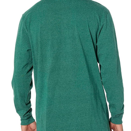 Carhartt Mens Henley Workwear Pocket Regular & Large Size Henley Workwear Pocket Regular & Large Sizes, North Woods Heather, 4XL Stor