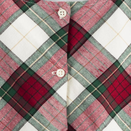 Gymboree Girls' and Toddler Christmas Holiday Dresses Seasonal, Apple Plaid, 12-18 Months