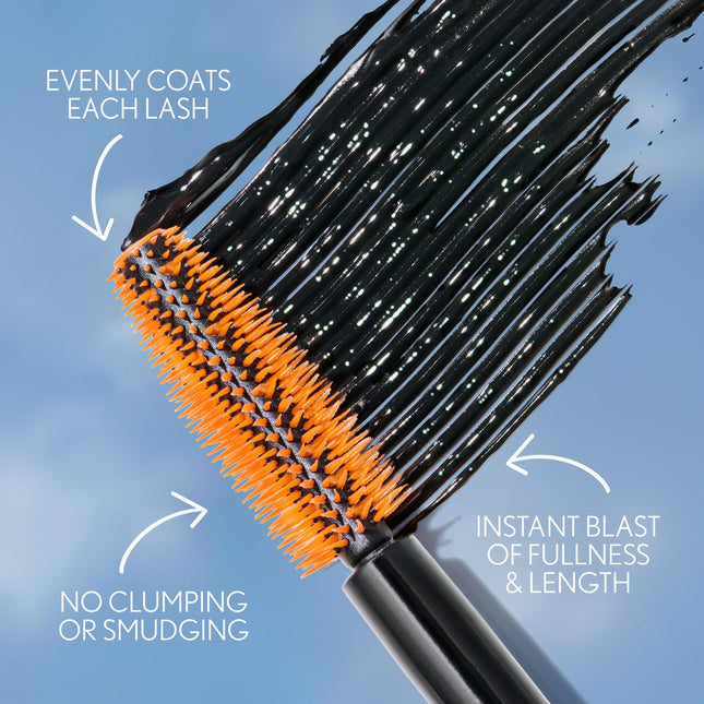 Máscara de pestañas a prueba de agua LashBlast Black Brown 835 de COVERGIRL, 12,5 g