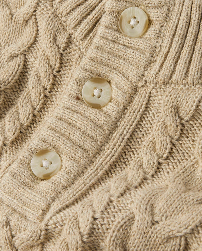 Gymboree, et pulls à manches longues en tricot torsadé pour tout-petits, paille H/T, 8, paille, 8