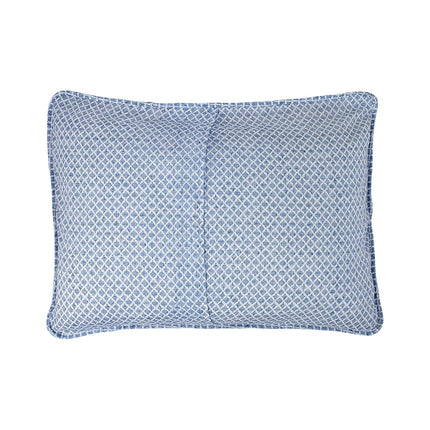 Laura Ashley - Flora Collection - Quilt Set - 100% Cotton, Reversible Bedding with Matching Sham(s), Pre-Washed for Added Softness, Twin, Blue