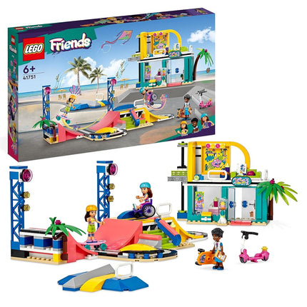 LEGO 41751 Friends Skate Park, Skateboard Toys for