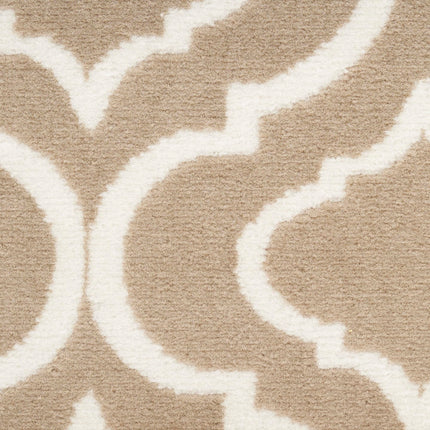 Nourison Jubilant Contemporary Taupe 5'3" x 7'3" Area Rug, Easy Cleaning, Non Shedding, Bed Room, Living Room, Dining Room, Kitchen (5x7)