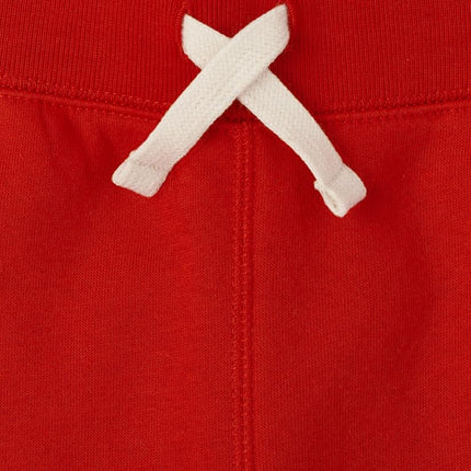 The Children's Place Pantalones Deportivos de Forro Polar para Niño, Rojo, Talla Extra Grande
