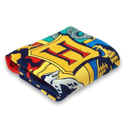 Northwest Harry Potter Micro Raschel Throw Blanket, 46" x 60", House Pinstripes