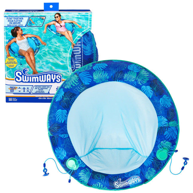 SwimWays Elite Spring Float Papasan Pool Lounger, 