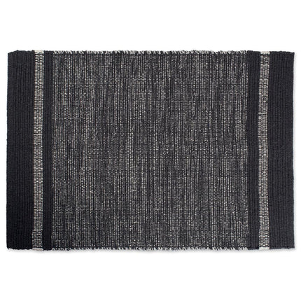 DII 100% Cotton Reversible Chindi Rag Rug for Kitchen, Livingroom, Entry Way, Laundry Room, and Bedroom 20 x 31.5-Inches, Gray