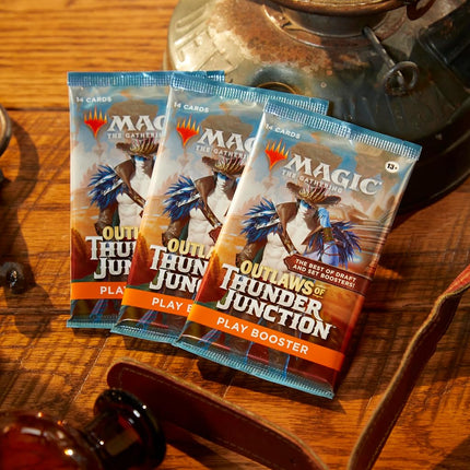 Magic The Gathering Outlaws of Thunder Junction Play Booster Box - 36 Packs (504 Magic Cards) (English Version)