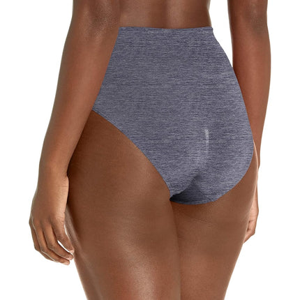 Wacoal Women's B-Smooth Seamless Full Coverage Hi-Cut Brief Panty, 834175, Patriot Blue Heather, XL