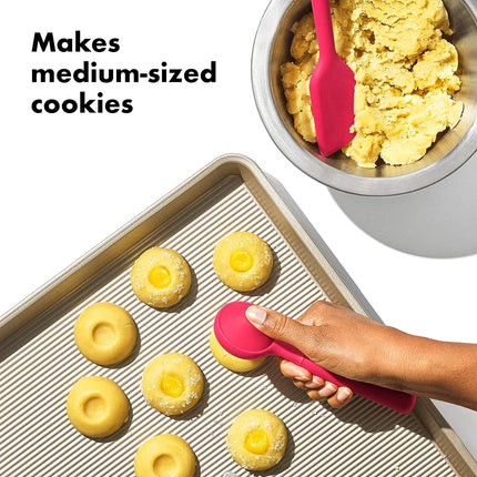 OXO Good Grips Medium Silicone Cookie Scoop & Small Spatula Set